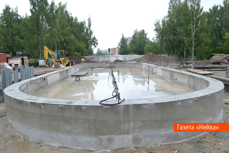 Чаша фонтана на Аллее молодежи, Новоуральск