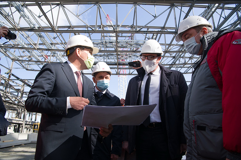 Евгений Куйвашев рассказал Дмитрию Чернышенко о подготовке региона к Всемирным студенческим играм