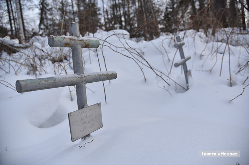 могила в деревне Воробьи