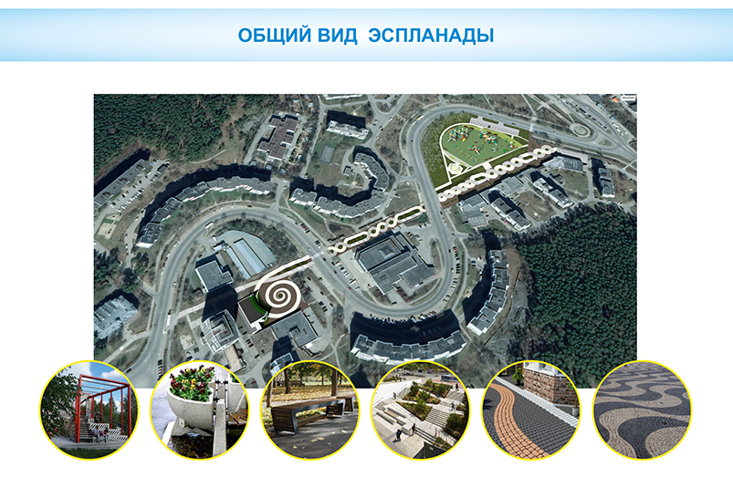 Эспланада в Привокзальном районе, Новоуральск